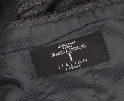Mens UK Size M Marks and Spencer Grey Basic Jacket