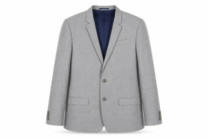 Mens UK Size 44 River Island Regular Grey Suit Jacket