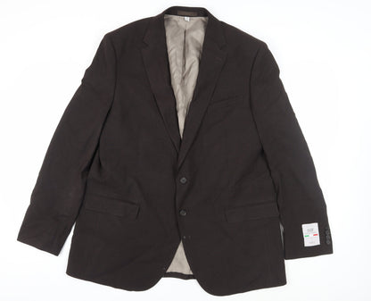 Mens UK Size 46 Marks and Spencer Regular Brown Suit Jacket