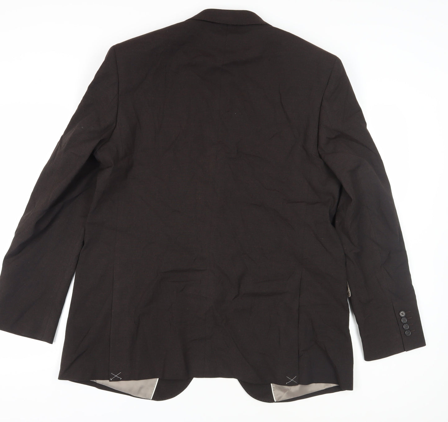 Mens UK Size 46 Marks and Spencer Regular Brown Suit Jacket