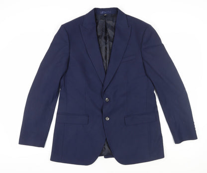 Mens UK Size 42 Marks and Spencer Regular Blue Suit Jacket