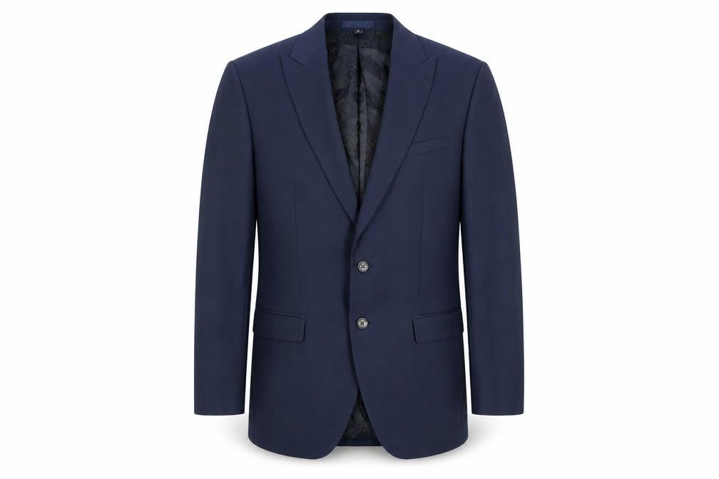 Mens UK Size 42 Marks and Spencer Regular Blue Suit Jacket