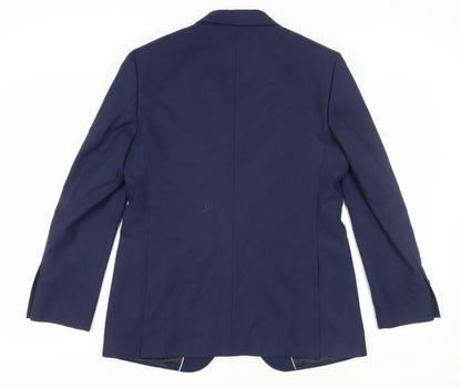 Mens UK Size 42 Marks and Spencer Regular Blue Suit Jacket