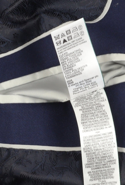 Mens UK Size 42 Marks and Spencer Regular Blue Suit Jacket