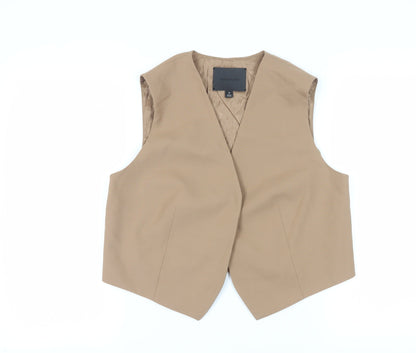 Marks and Spencer Women's Beige Regular Fit Waistcoat Suit