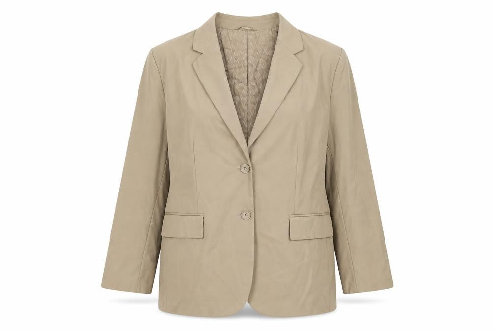 Marks and Spencer Women's Beige Suit Jacket, Size 18