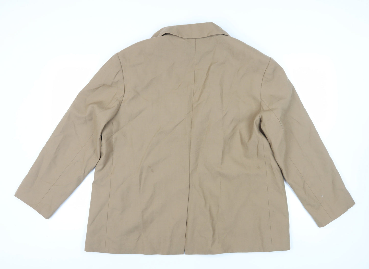 Marks and Spencer Women's Beige Suit Jacket, Size 18