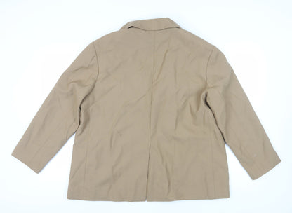 Marks and Spencer Women's Beige Suit Jacket, Size 18