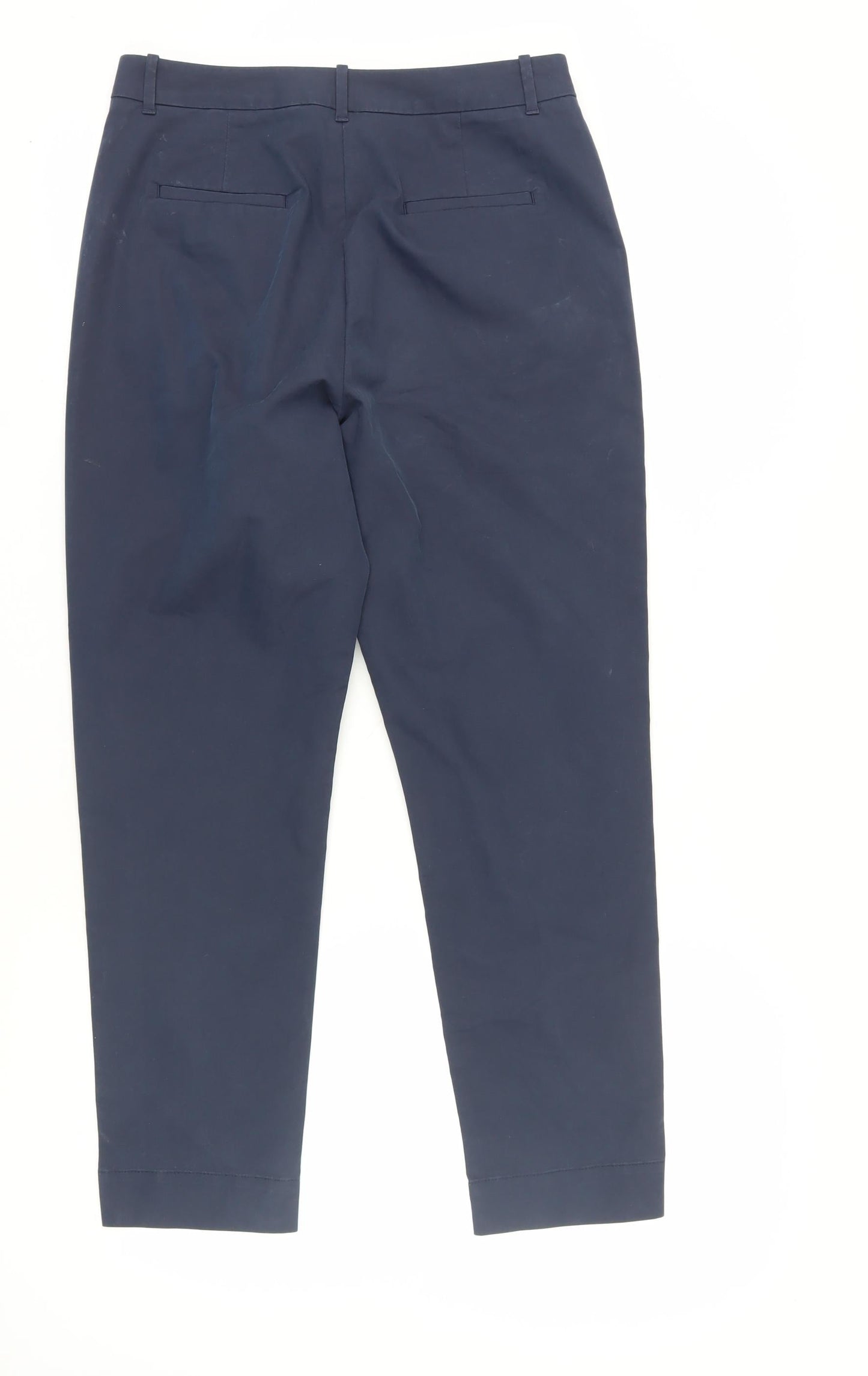 Womens UK Size 10 Marks and Spencer Regular Fit Dress Pants Blue Trousers