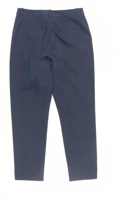 Womens UK Size 10 Marks and Spencer Regular Fit Dress Pants Blue Trousers