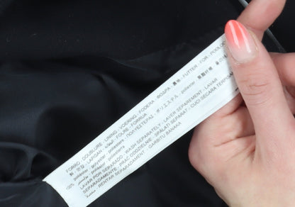 Zara Women's Black Double-Breasted Suit Jacket