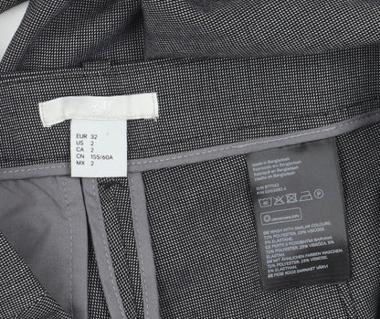 H&M Women's Black Slim Dress Pants - Size 4