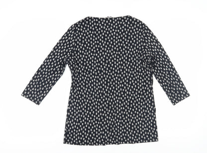 Womens UK Size 12 Marks and Spencer Black Basic T-Shirt