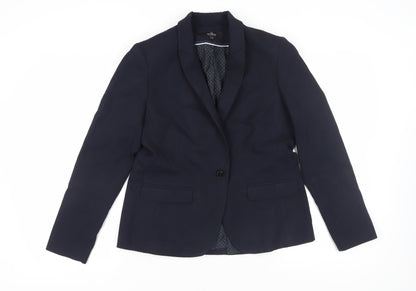 Next Women's Blue Suit Jacket, UK 14, Business Style