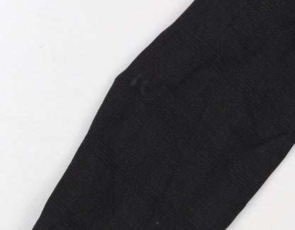 Next Women's Black Check Blazer, Size 12, Business