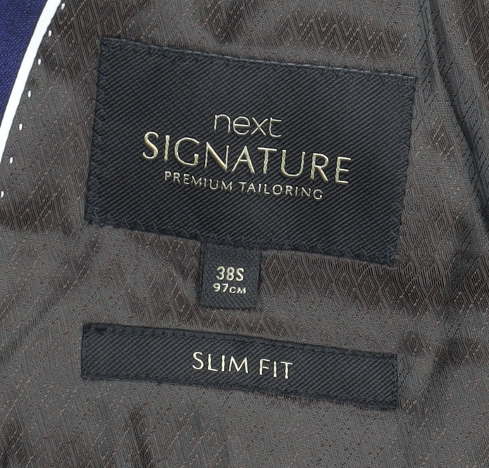 Mens UK Size 38 NEXT Regular Blue Suit Jacket