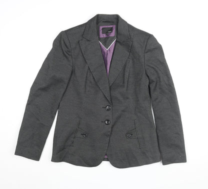 Next Women's Grey Suit Jacket Size 14 Regular