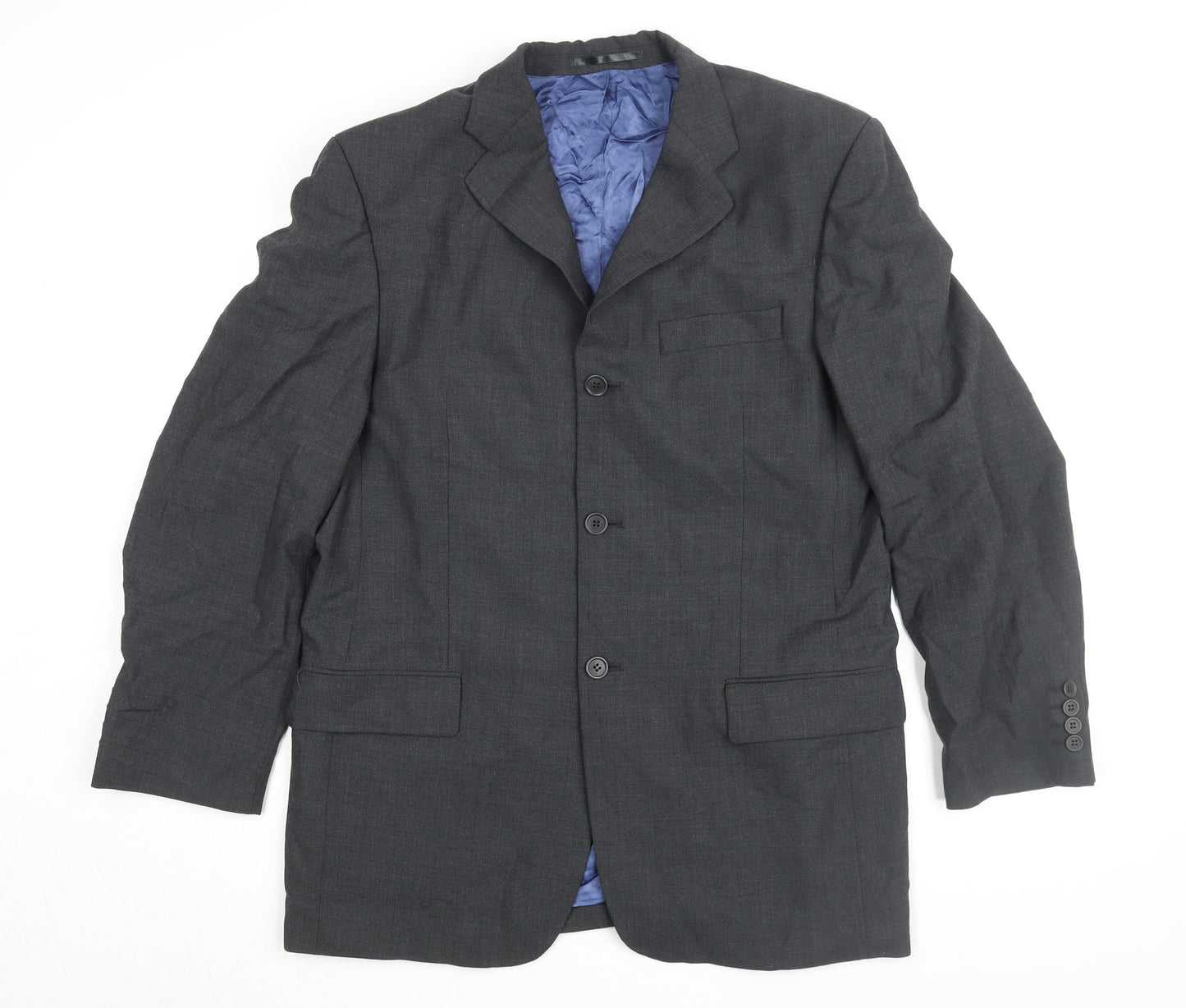 Mens UK Size 38 Daniel Hechter Regular Black Suit Jacket