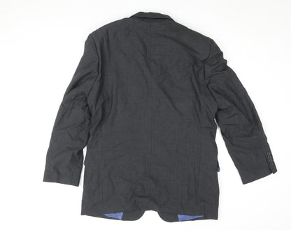 Mens UK Size 38 Daniel Hechter Regular Black Suit Jacket