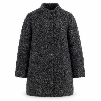Womens UK Size 12 Debenhams Black Overcoat