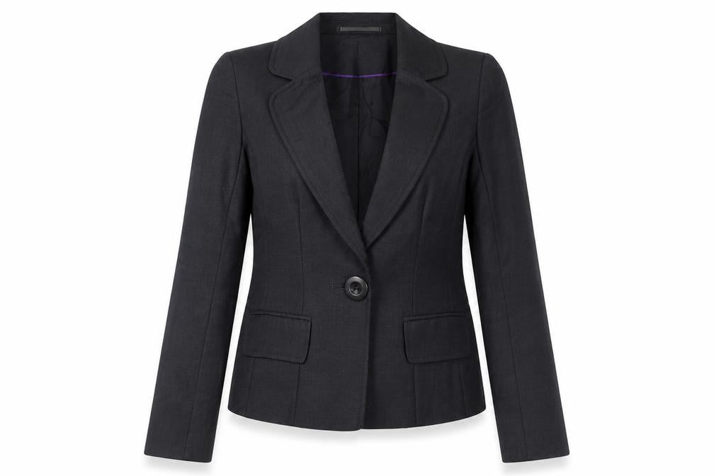 Womens UK Size 10 TM Lewin Regular Black Suit Jacket