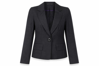 Womens UK Size 10 TM Lewin Regular Black Suit Jacket