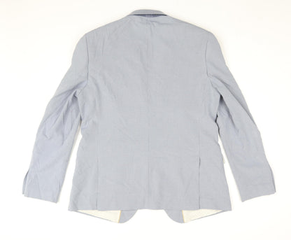 Mens UK Size 44 Burton Regular Blue Suit Jacket