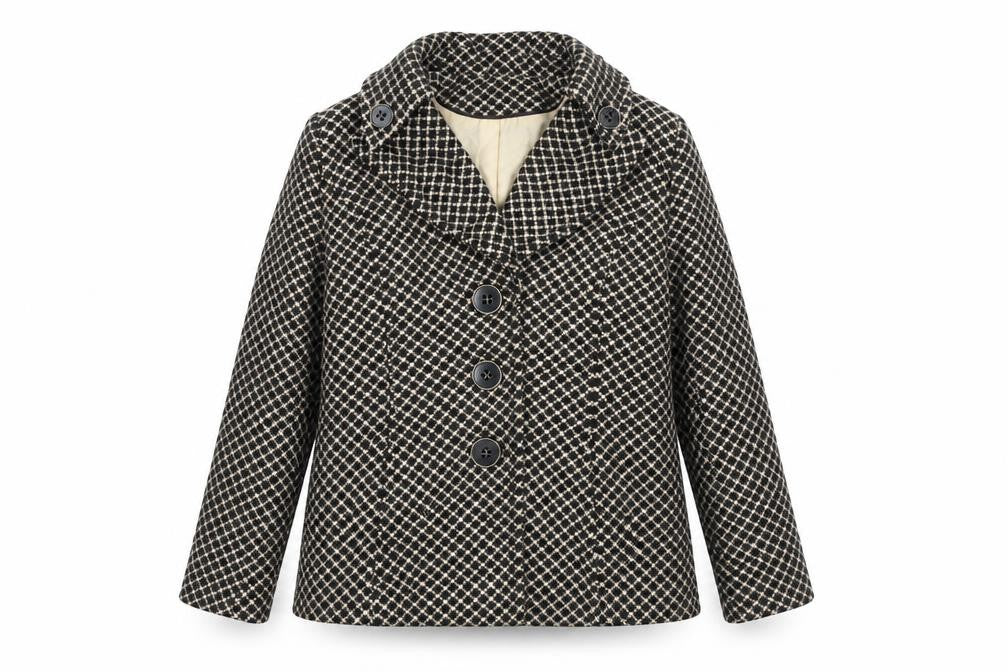 Marks & Spencer Women's Black Pea Coat Size 14