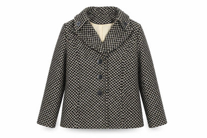 Marks & Spencer Women's Black Pea Coat Size 14