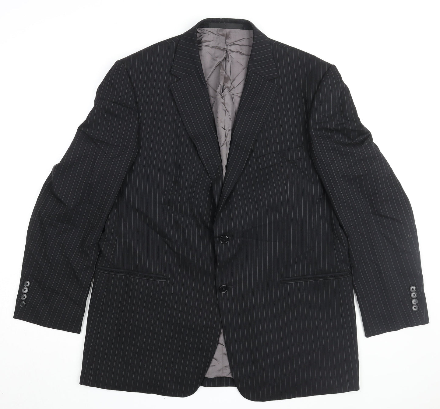 Mens UK Size 44 Marks and Spencer Regular Black Suit Jacket