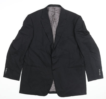 Mens UK Size 44 Marks and Spencer Regular Black Suit Jacket