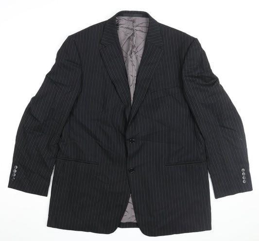 Mens UK Size 44 Marks and Spencer Regular Black Suit Jacket