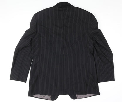 Mens UK Size 44 Marks and Spencer Regular Black Suit Jacket