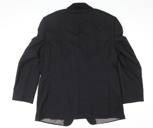 Mens UK Size 44 Marks and Spencer Regular Black Suit Jacket