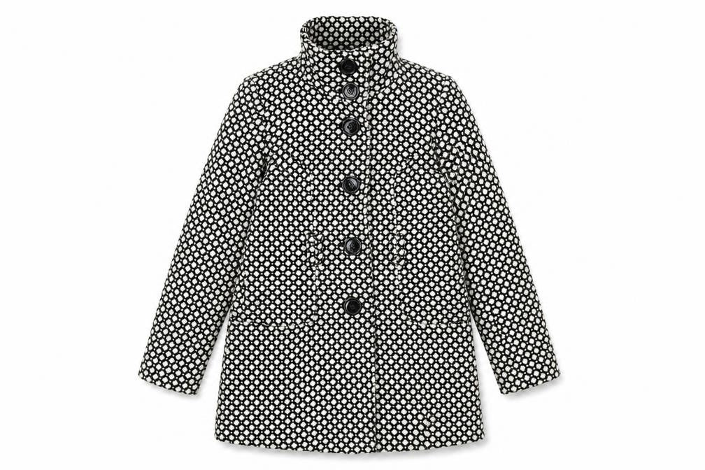 Womens UK Size 8 Debenhams Black Overcoat