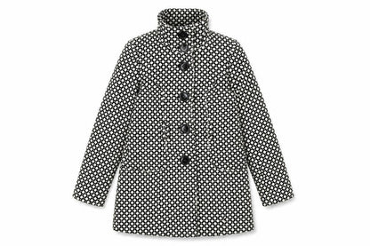 Womens UK Size 8 Debenhams Black Overcoat