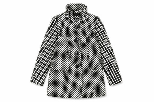 Womens UK Size 8 Debenhams Black Overcoat