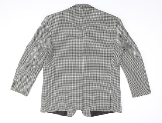 Mens UK Size 46 Burton Regular Multicoloured Suit Jacket