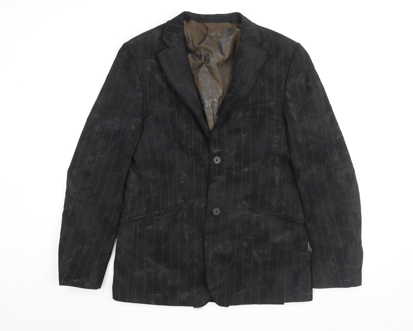 Mens UK Size S River Island Regular Brown Suit Jacket