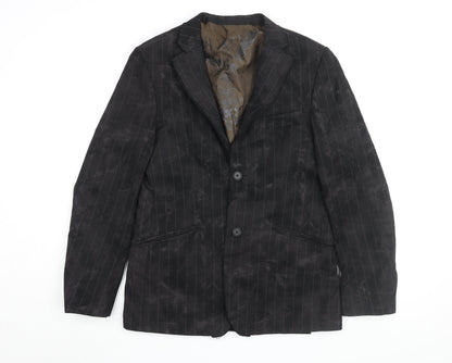 Mens UK Size S River Island Regular Brown Suit Jacket