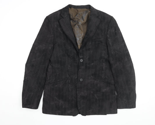 Mens UK Size S River Island Regular Brown Suit Jacket