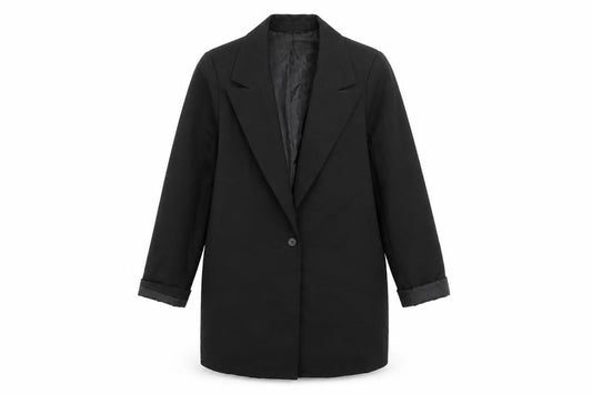 Womens UK Size 8 PRETTYLITTLETHING Black Basic Jacket