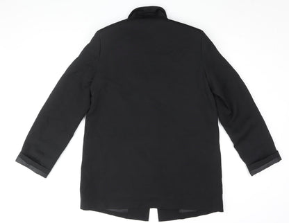 Womens UK Size 8 PRETTYLITTLETHING Black Basic Jacket