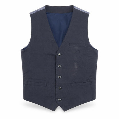 Mens UK Size 40 Mexx Regular Blue Suit Waistcoat
