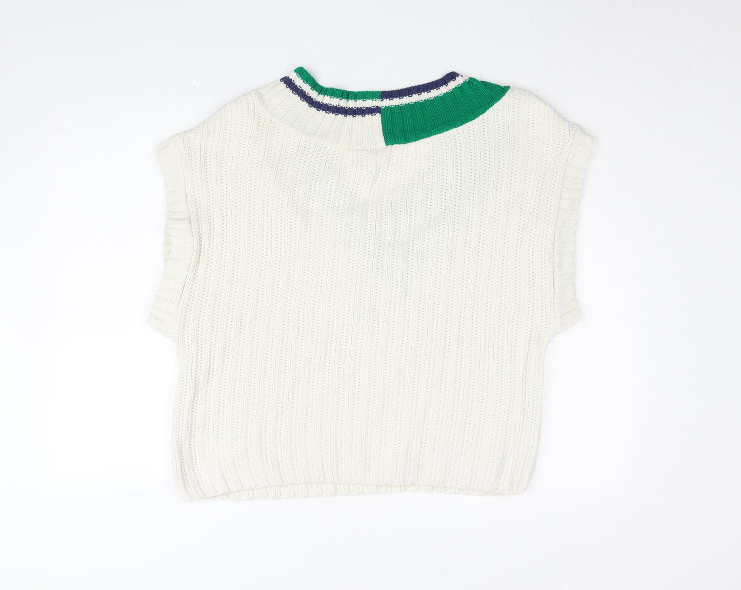 Womens UK Size 8 ASOS DESIGN Ivory Vest Jumper