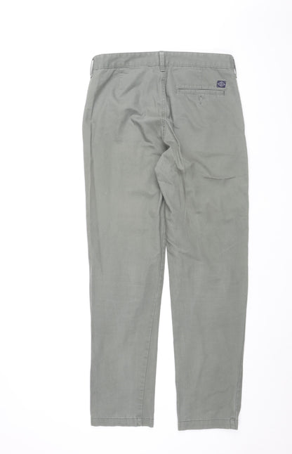 Marks and Spencer Men's Green Chino Trousers Size 32