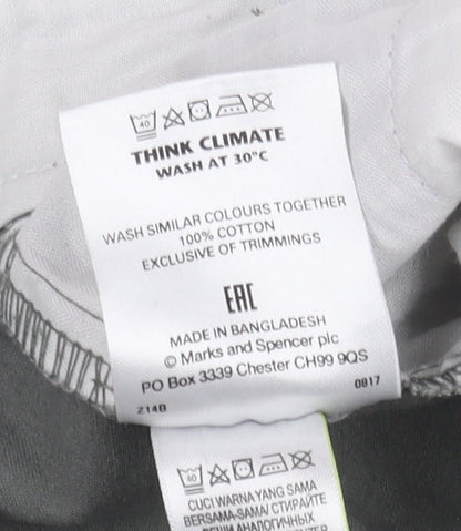 Marks and Spencer Men's Green Chino Trousers Size 32