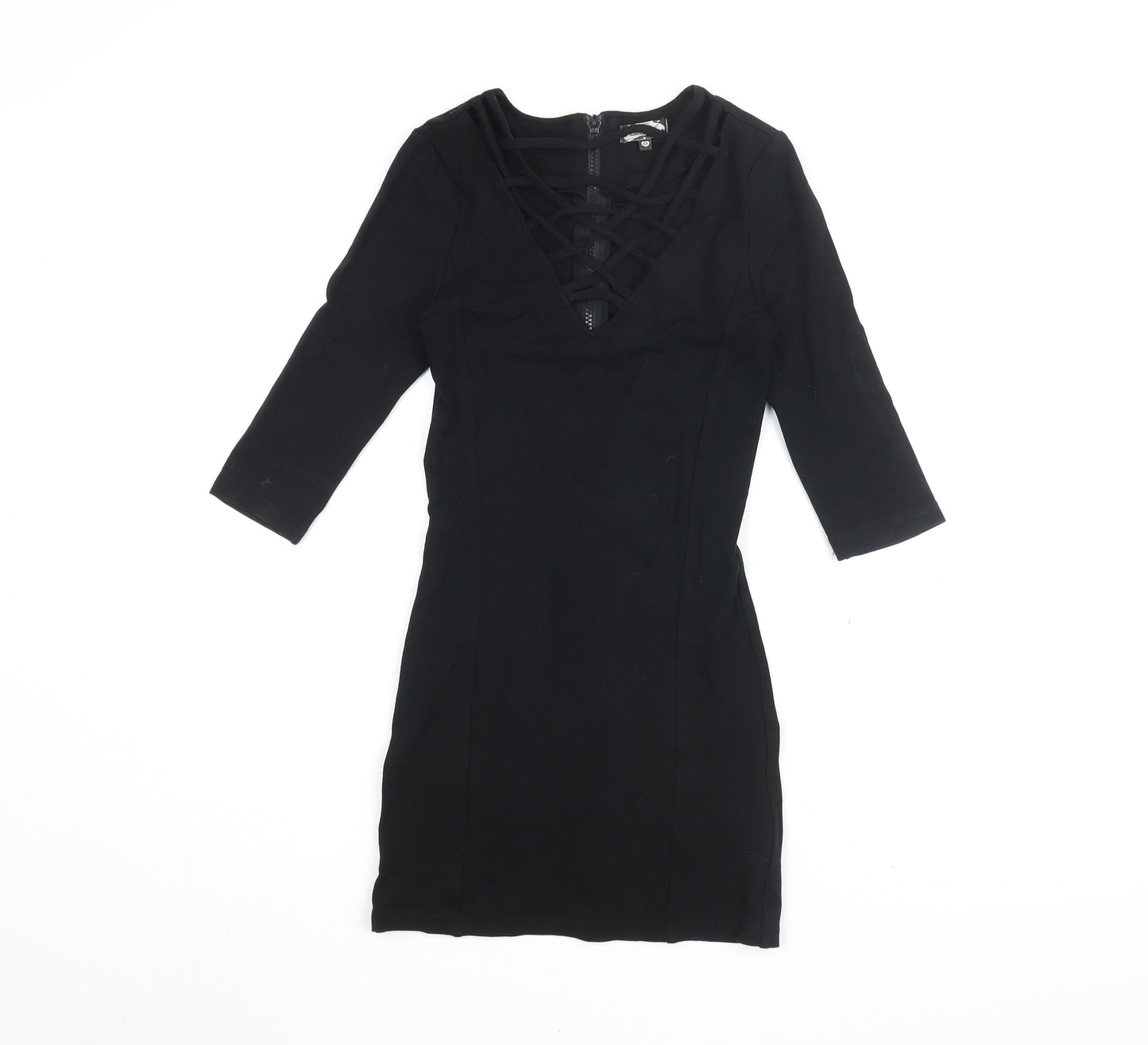 Bik Bok Women's Black Bodycon Dress XS