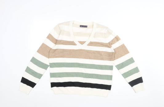 Womens UK Size S Marks and Spencer Multicoloured Pullover Jumper