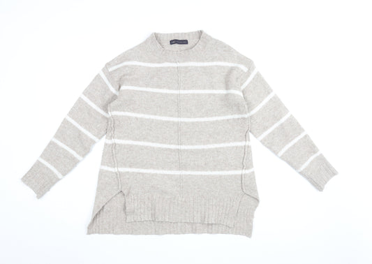 Womens UK Size S Marks and Spencer Beige Pullover Jumper